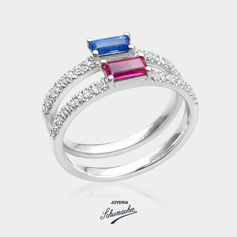 Anillos_en_oro_blanco_con_zafiro_rubí_y_brillantes_Joyeria_Schumacher