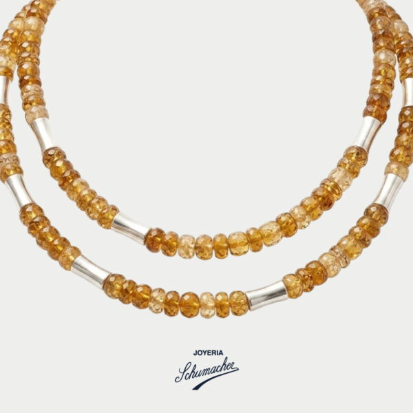 Collar en plata con citrinas | Joyería Schumacher