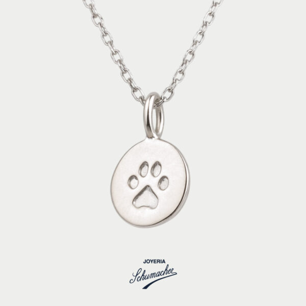 Dije en plata con la huella de tu mascota | Joyería Schumacher