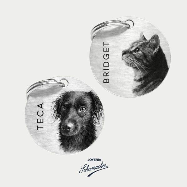 Placas grabadas con tu mascota | Joyería Schumacher