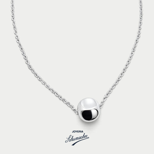 Cadena y dije en plata, diseño nut | Christofle